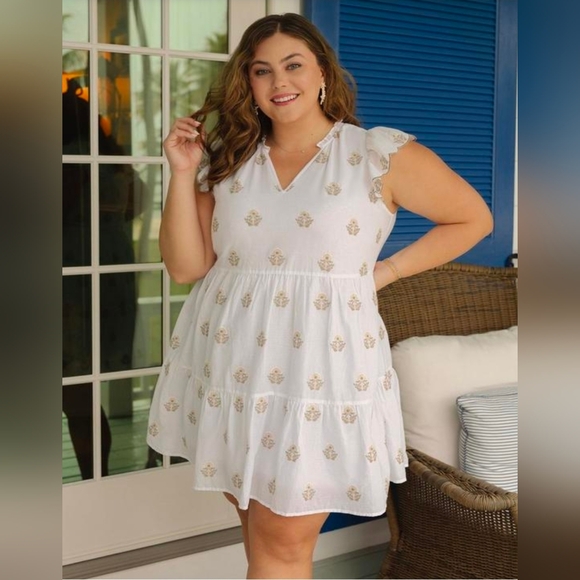 Torrid Curve Dresses & Skirts - Belle Isle‎ Tiered Mini Dress